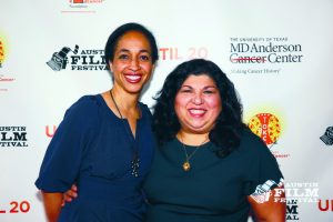 From left: Filmmakers Geraldine Moriba and Jamila Paksima