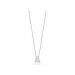 diamond letter necklace