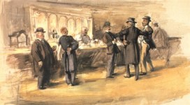 everett shinn the bar at mcsorleys