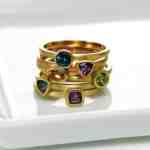 semiprecious rings