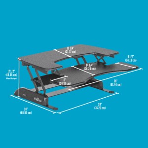 standing desk varidesk pro plus 36 dimensions