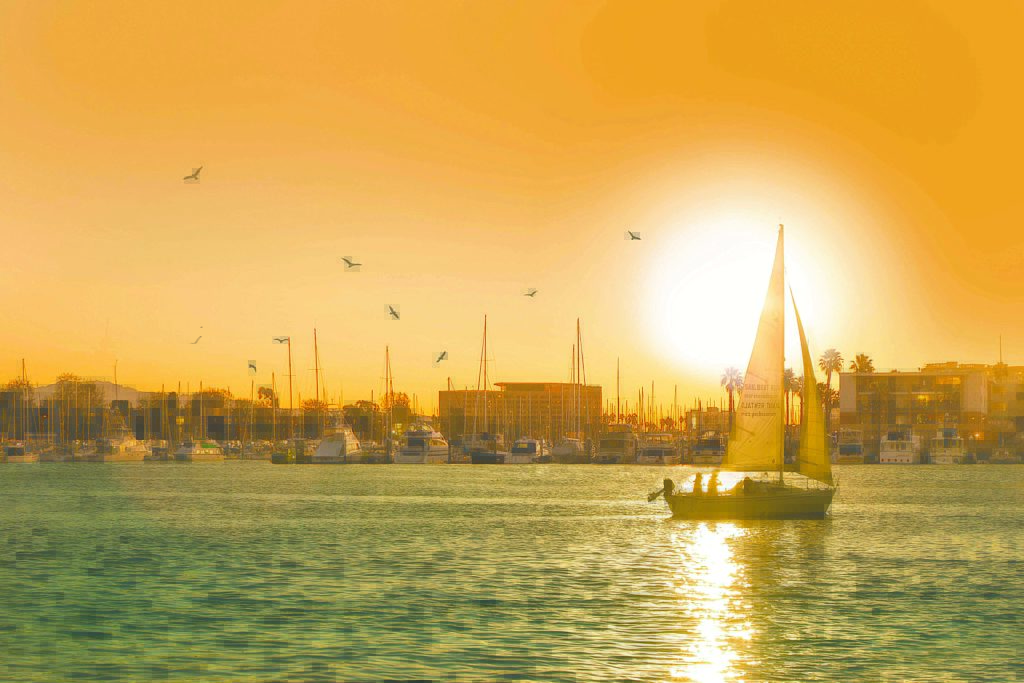 sunset sail