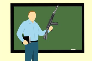 teacher gun illustration 3