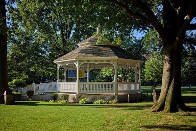 Gazebo at Firefighters Park, Great Neck