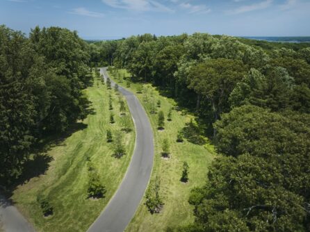 main entrance drive ribbon cutting 446x334 1
