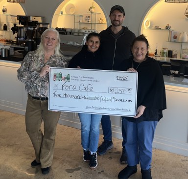 Fora Cafe owners Leyla and Engin Koksal said grants will help the relatively new business continue serving the community.