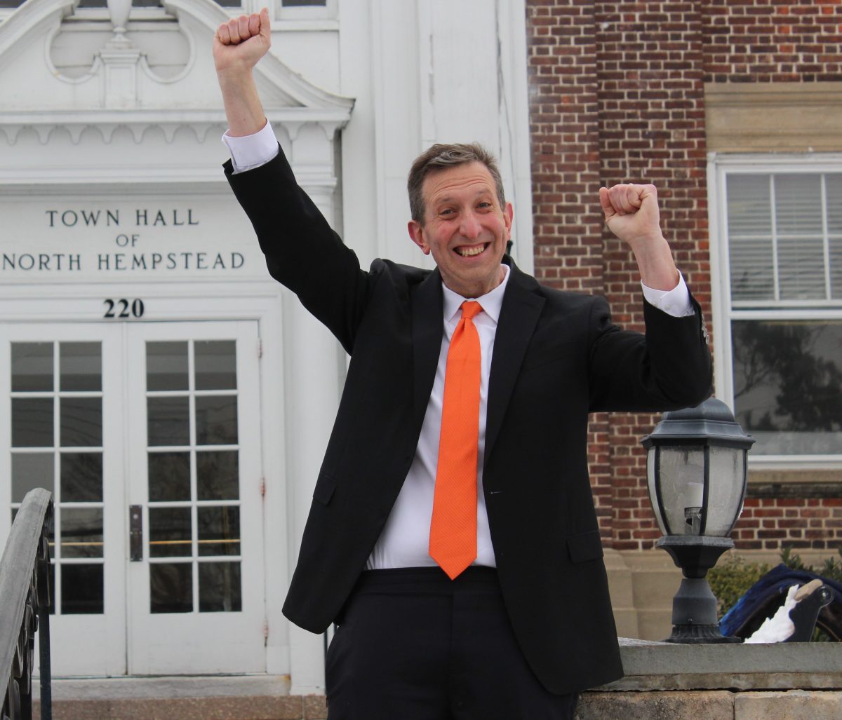 Port Washington's Dave Kerpen announced Wednesday his bid for North Hempstead town supervisor
