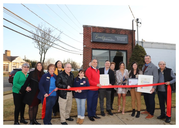 Ribbon cutting at Beauty Unveiled NY