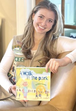 Floral Park Girl Scout, Chloé Iannitti, earned her Gold Award by writing a children's book.
