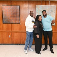 Uniondale Public Library hosted Marcia Odle-McNair's art exhibition, "Reflections on Abstraction."