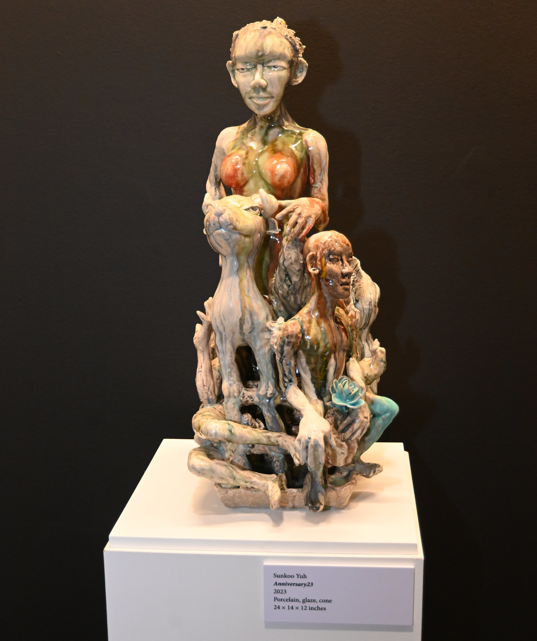 Image 11 Sunkoo Yuh porcelain glaze cone piece named Anniversary23