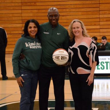 Bernard Tomlin earned his 450th career win on Feb. 11 as SUNY Old Westbury's men's basketball coach