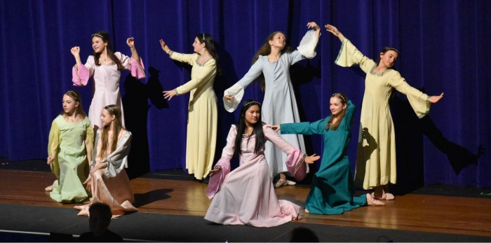 More than 120 students joined the cast, crew and pit orchestra, making the show one of Weber Middle School's largest.