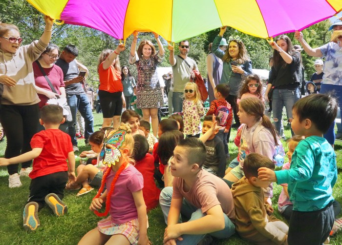 The town's annual festival will be held on Saturday, May 3 from 12 to 5 p.m. at Clark Botanic Garden in Albertson.