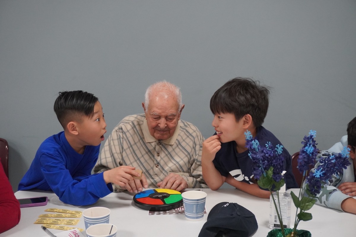 5- CS Service Club meets senior citizen group