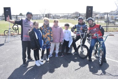 East Lake Elementary School students were entertained by professionals from the Free Style Connection’s BMX Stunt Tour while also learning about safety