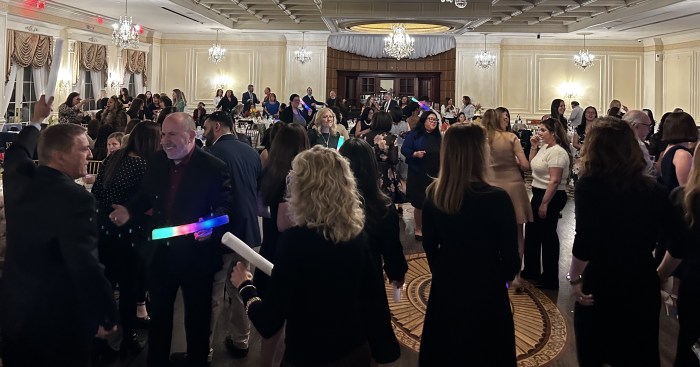 The Herricks community at the recent dinner dance