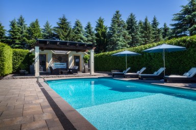 Pool and cabana