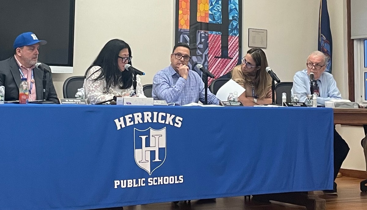 Herricks Board of Education approved BOCES budget but removes themselves from board seat votes.