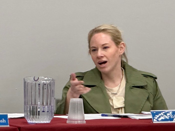 Great Neck Library Board of Trustees President Aliza Reicher told the teenagers she understood their frustration but was unable to provide further details.