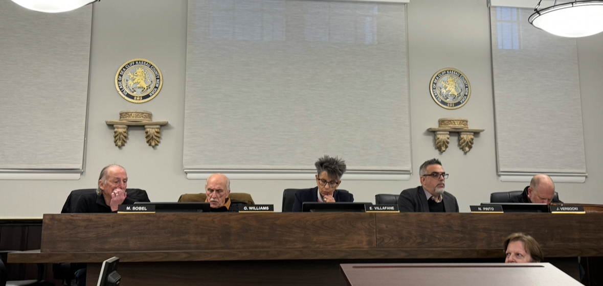 The Village of Sea Cliff board of trustees at the Tuesday, April 8, meeting