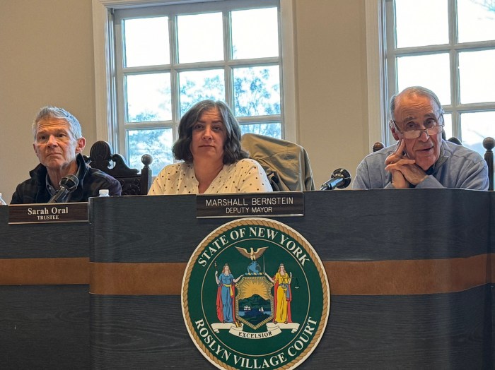 The Roslyn Village Board of Trustees approved its 2025-2026 budget and an application for three new businesses on Roosevelt Avenue during a meeting on April 15.