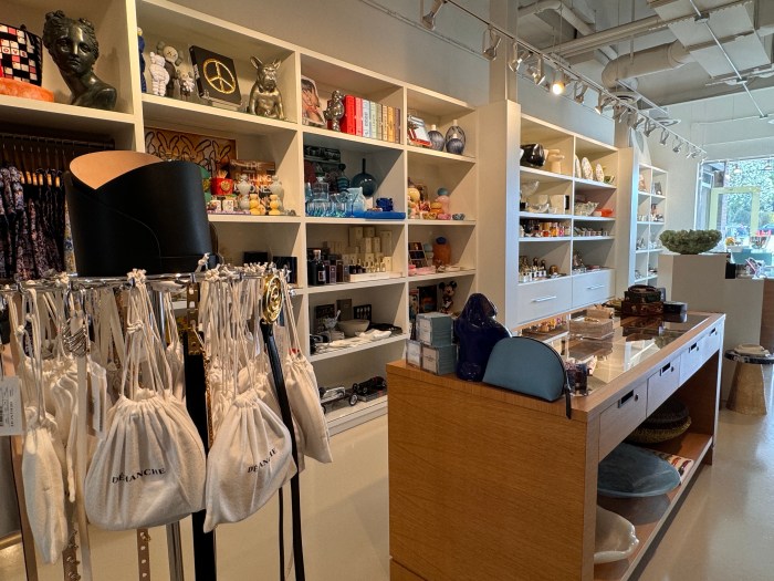 Code Blue at the Wheatley Plaza offers artwork, clothing and knick knacks from local and international creators.