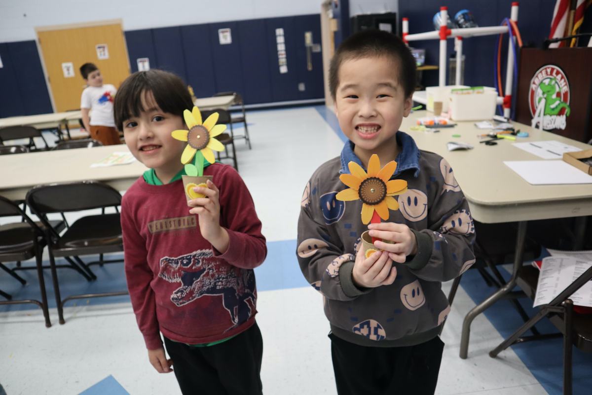 Students at Abbey Lane Elementary School marked Autism Acceptance Month on April 24 with sensory-friendly crafts and activities.