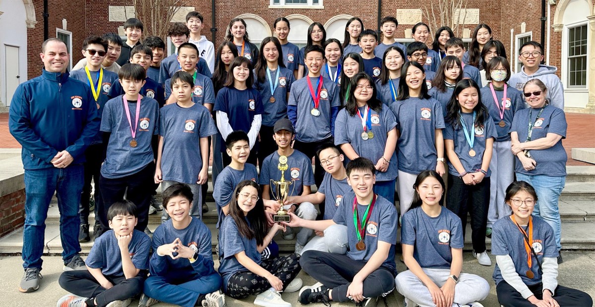 The Great Neck South Middle School Science Olympiad team will advance to the state competition.