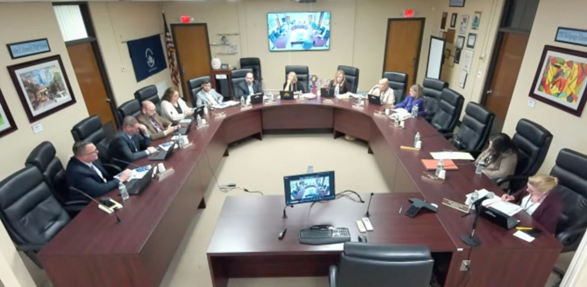 Plainview-Old Bethpage Board of Education discussed its budget on Monday, April 7