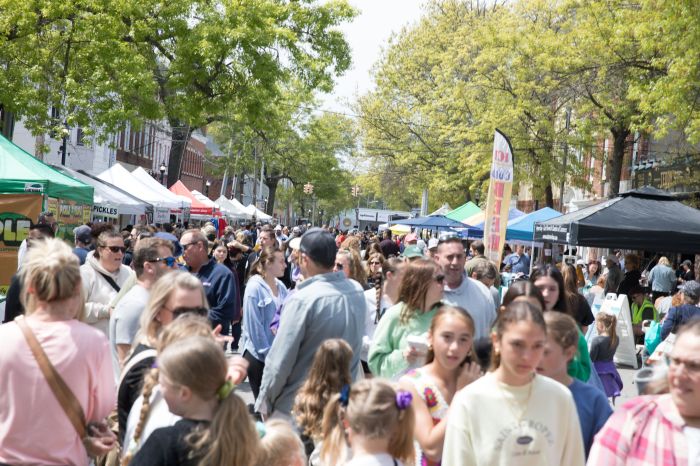 Thousands attended last year's Oyster Bay Day, which will return this year on May 3