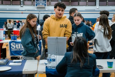 Bethpage High School hosted its annual college fair as more than 50 colleges and universities were represented.