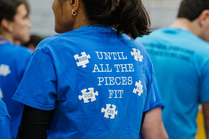Bethpage has district-wide Autism Acceptance Faculty Dodgeball Tournament