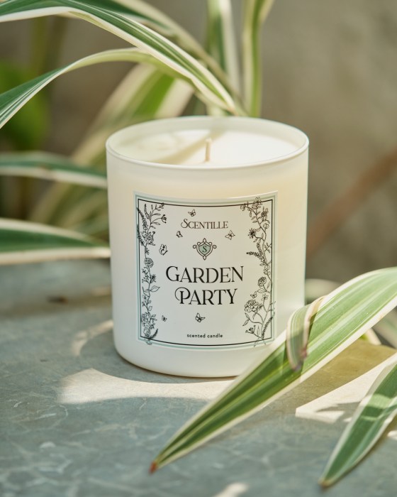 Scentille's garden arty scent is a fruity floral with notes of golden mimosa, juicy mango and fresh jasmine.