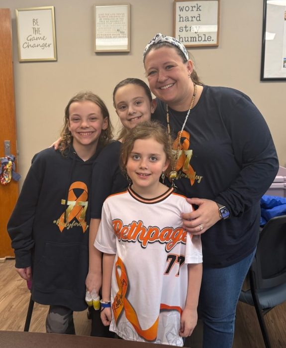 On Friday, March 28, students in the Bethpage School District supported Hailey Giebel, a 13-year-old student who was recently diagnosed with leukemia.