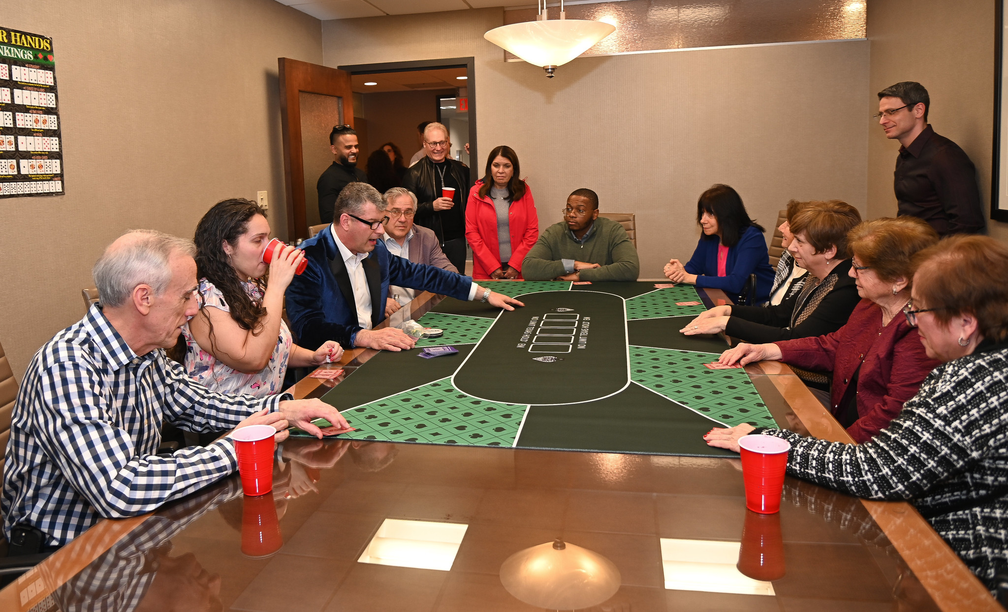 Vishnick McGovern Milizio Texas hold 'em poker charity game