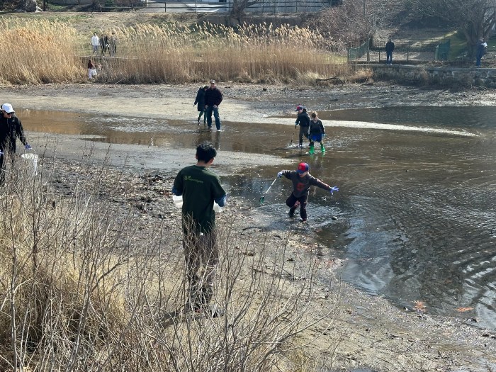 Two cleanups were held on March 12 and March 22.