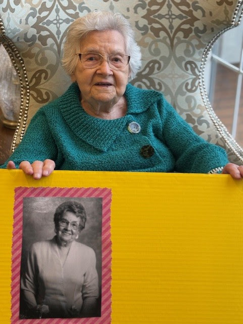 Gertrude Malin said the secret to a long and happy life has been her supportive family.