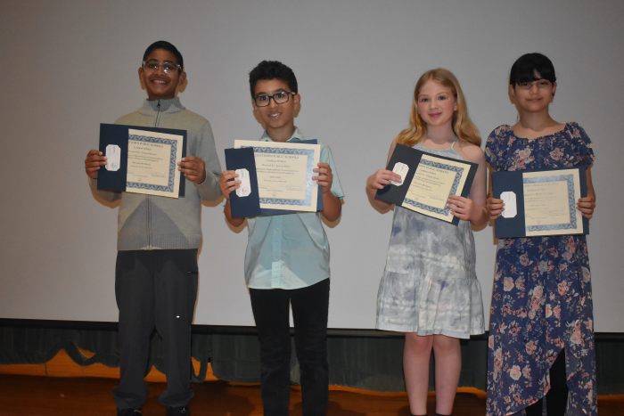 Levittown School District arts and science students were recognized at the most recent board of education meeting