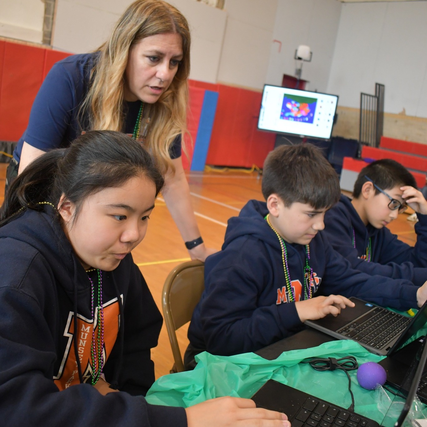 Students from both Shelter Rock and Munsey Park elementary schools competed.