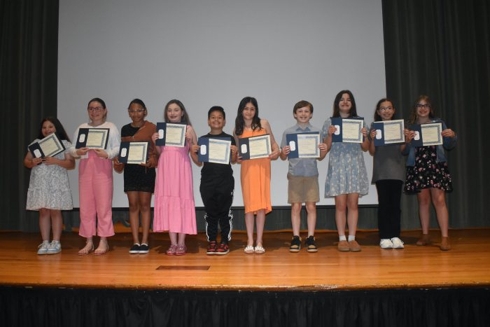 Levittown School District arts and science students were recognized at the most recent board of education meeting