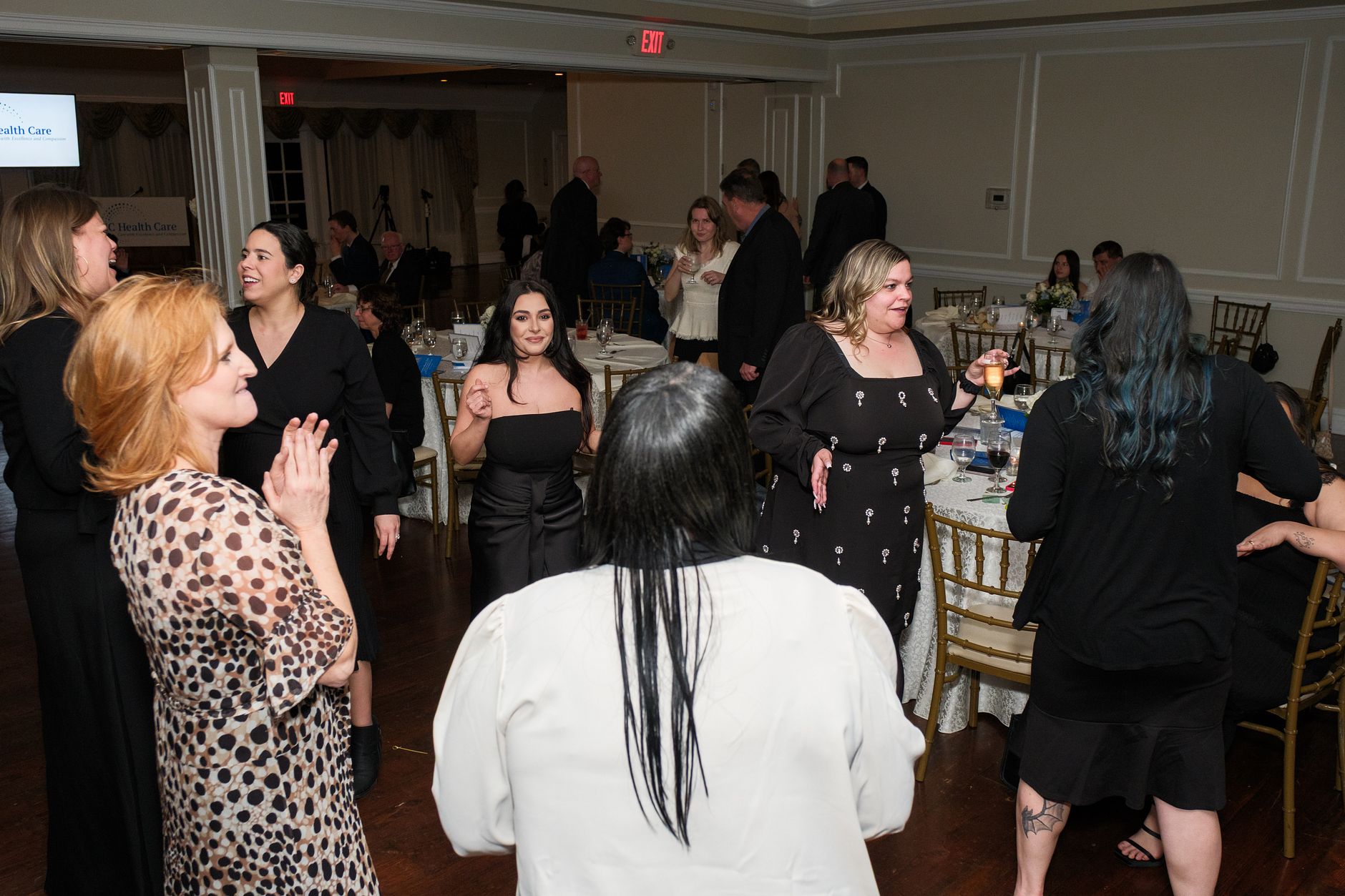 Guests partied together celebrating CEC Health Care's 10th anniversary.