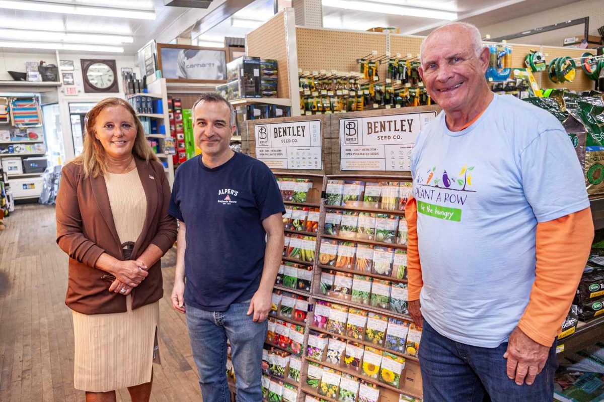 Alper’s Hardware in Port Washington has been named the new drop-off site for Plant A Row for the Hungry.