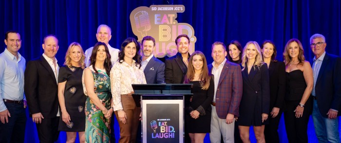 Sid Jacobson JCC's annual fundraiser, Eat.Bid.Laugh!, raised over 1.5 million.