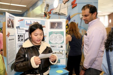 Lakeville Elementary students brought history to life as they portrayed historical figures in their living wax museum.