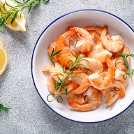 shrimp with rosemary and lemon