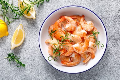 shrimp with rosemary and lemon