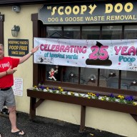 Jim Coniglione celebrates Scoopy Doo's 25th anniversary
