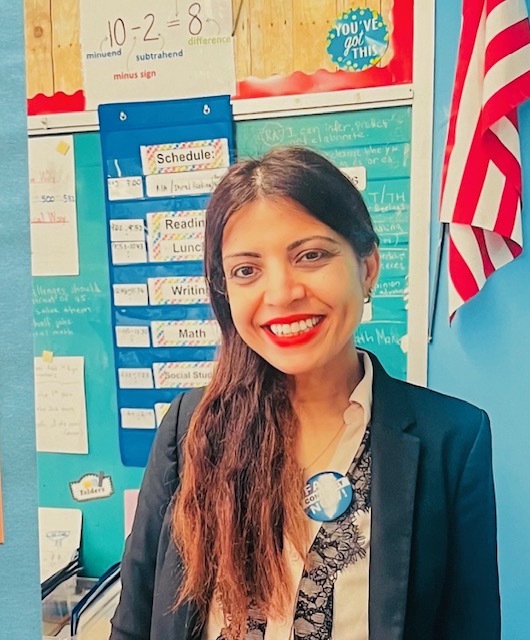 Farjana Khan is running for the first time for the Plainedge Board of Education