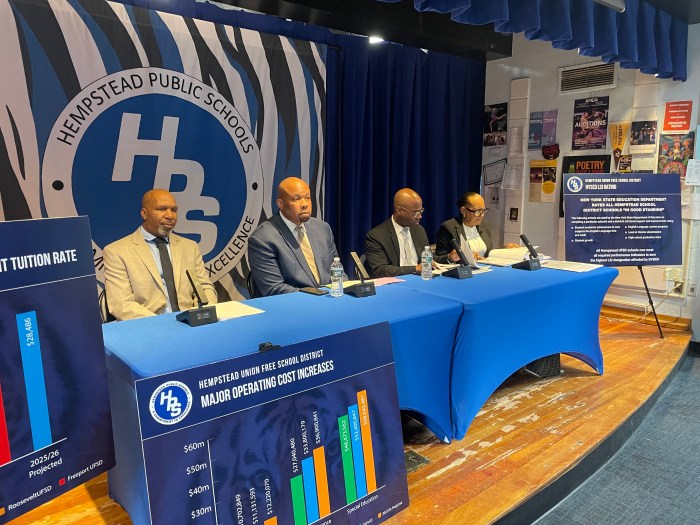 State Sen. Bynoe said the Hempstead School District will receive $24 million in relief funding